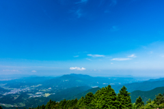 青空と八幡岳