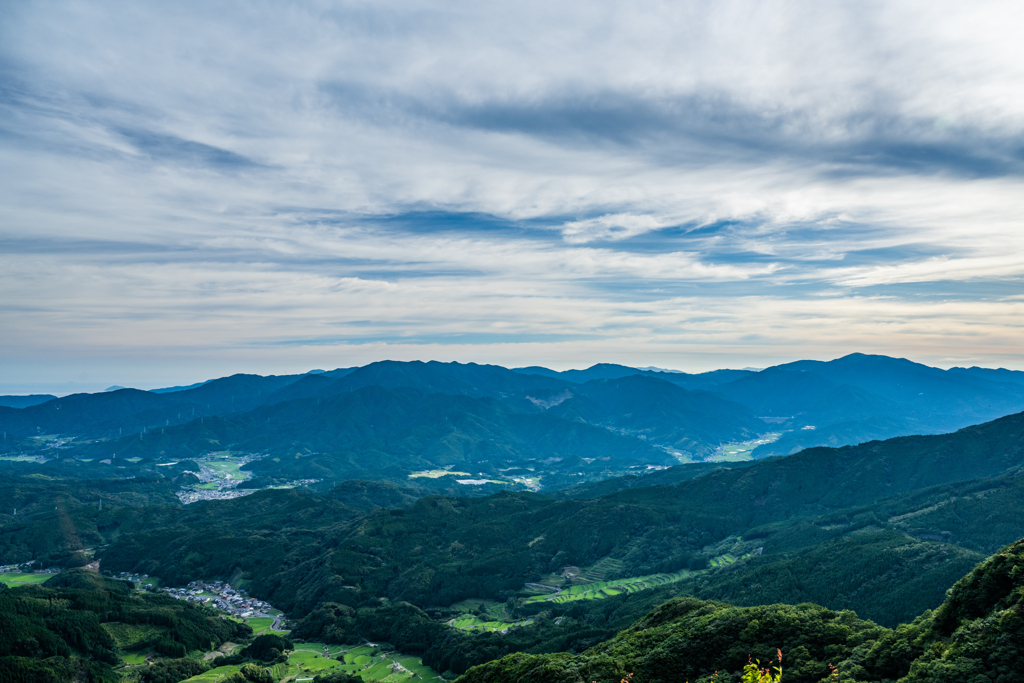 八幡岳から北の眺望