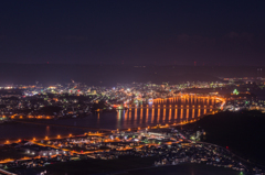 唐津城と松浦川