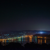呼子港の夜景