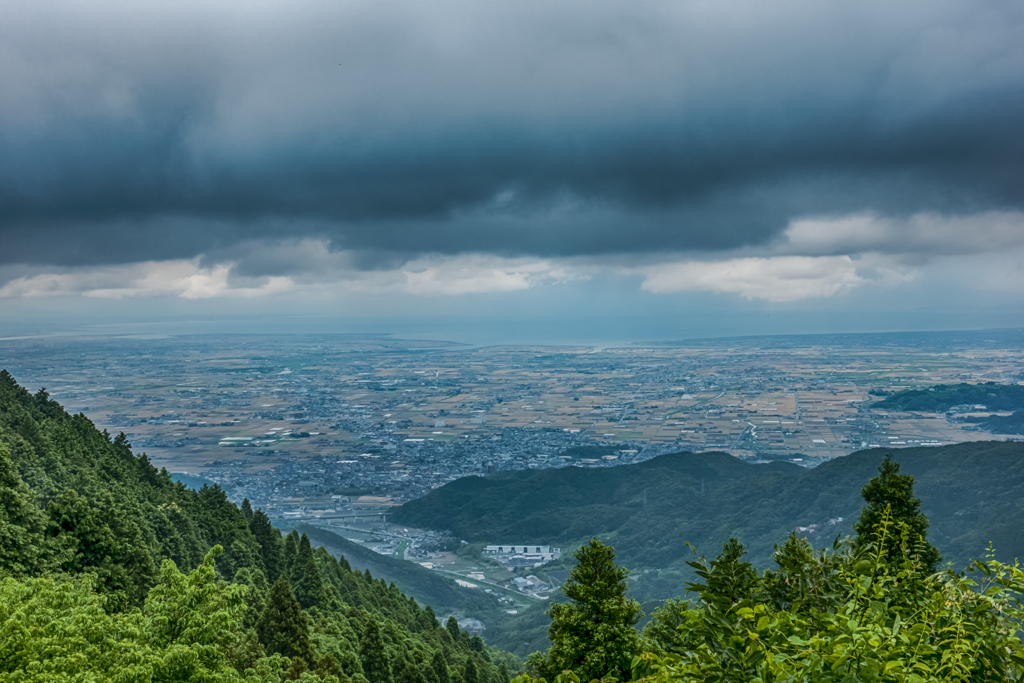 峠から佐賀平野