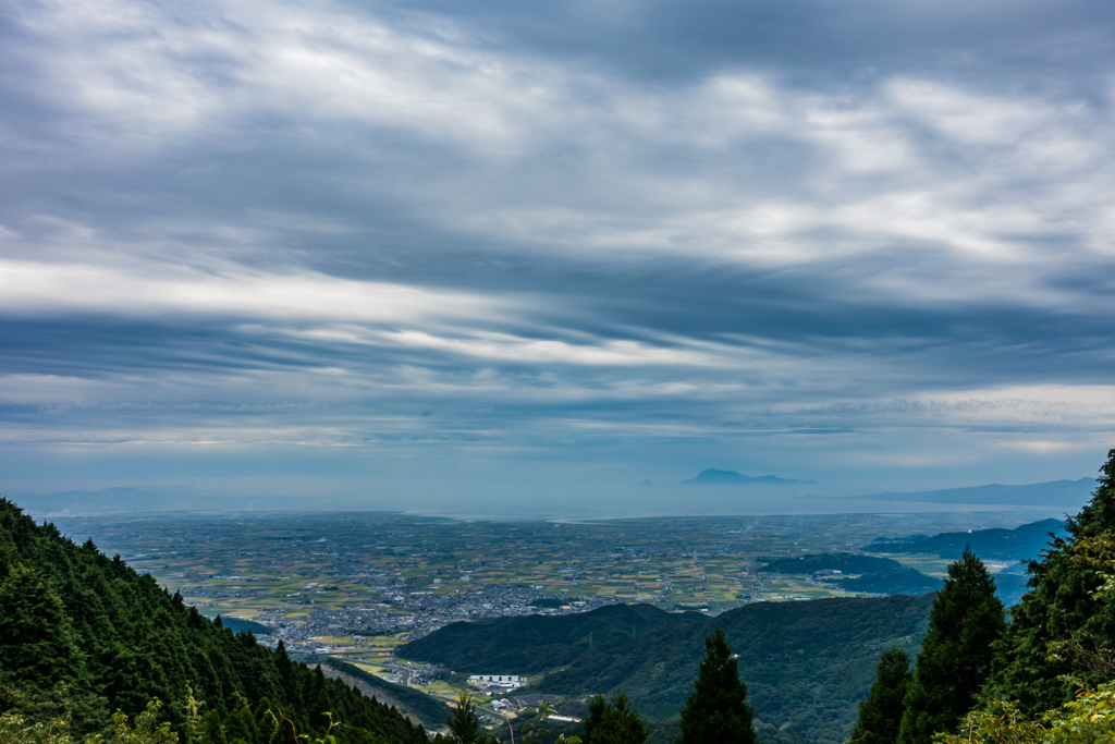 峠から