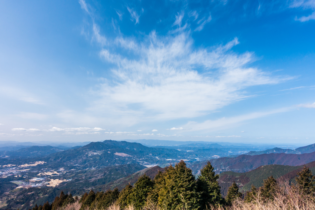 八幡岳、伊万里方面