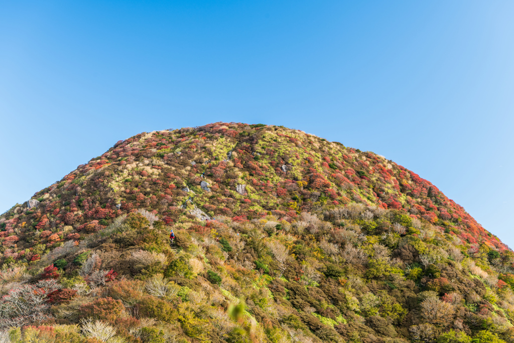 国見岳の手前から