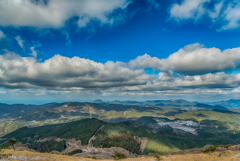 天山から北側の眺望