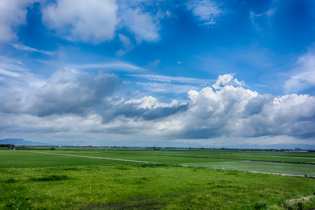 束の間の晴れ間