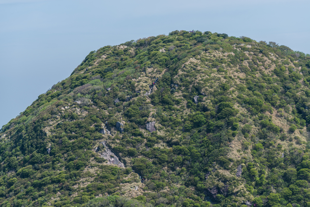 国見岳山頂付近