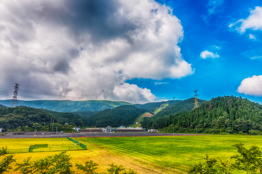 夏の天山スキー場