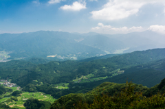 八幡岳山頂から