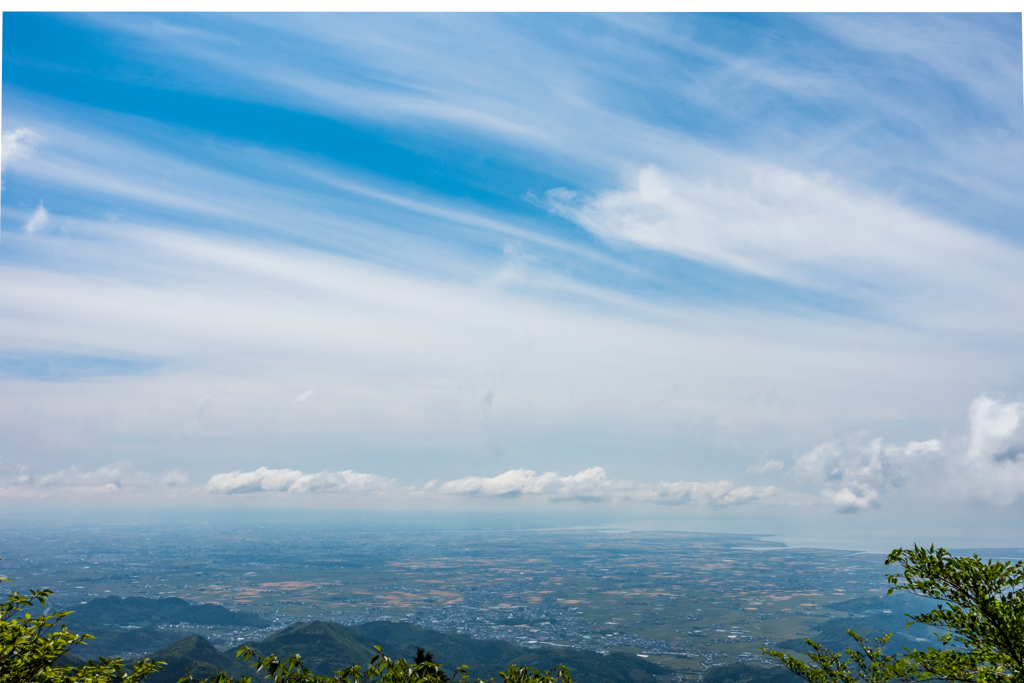 天山から佐賀平野