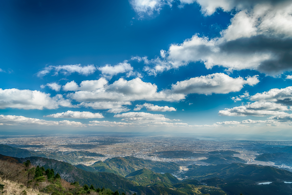 天山から佐賀平野