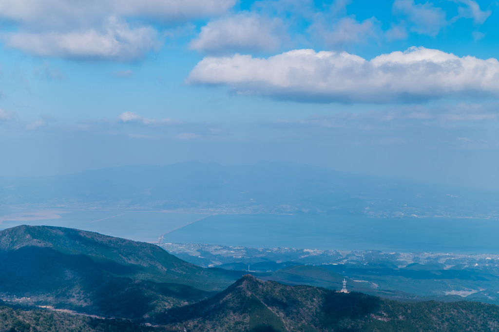 鳩穴分かれから潮受堤防