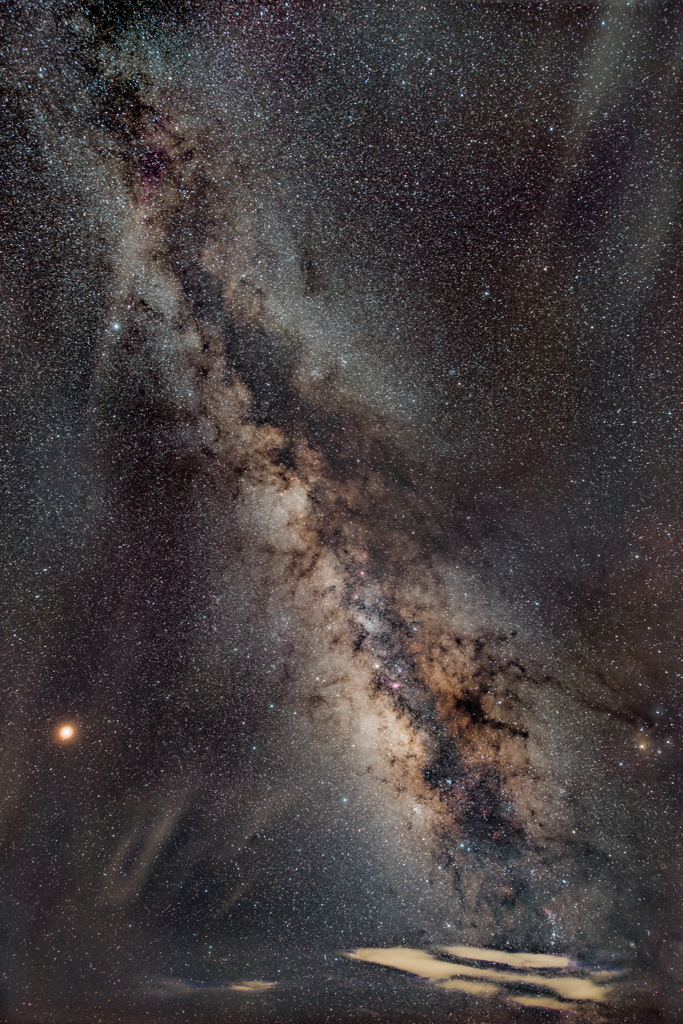 火星と天の川_2018.08.12