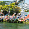 川上峡の鯉のぼり