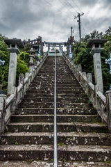 陶山神社の石段