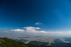 雲が影を落とす佐賀平野