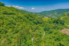 観音の滝から唐津方面