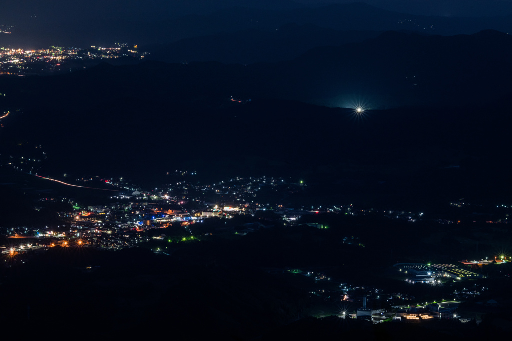 多久市の夜景