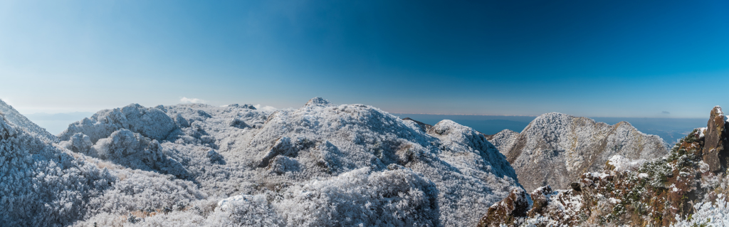 普賢岳-国見岳パノラマ