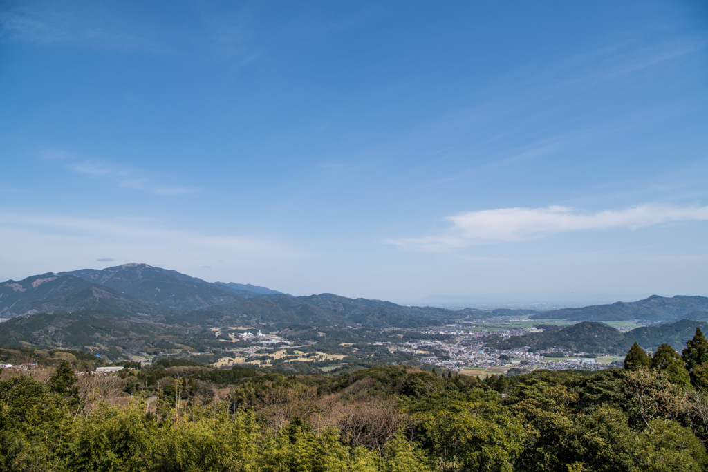 船山キャンプ場からの眺望