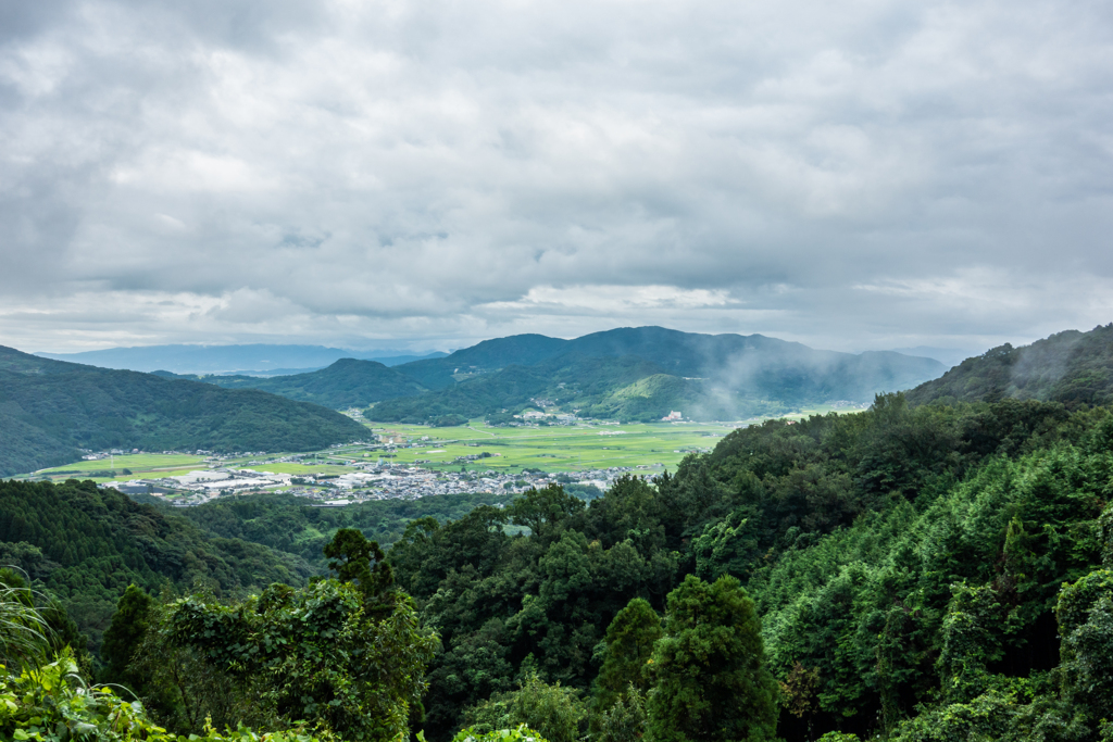 登り始めの林道