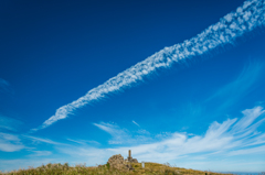 天山上空の雲