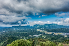 鬼の鼻山から北西の眺望