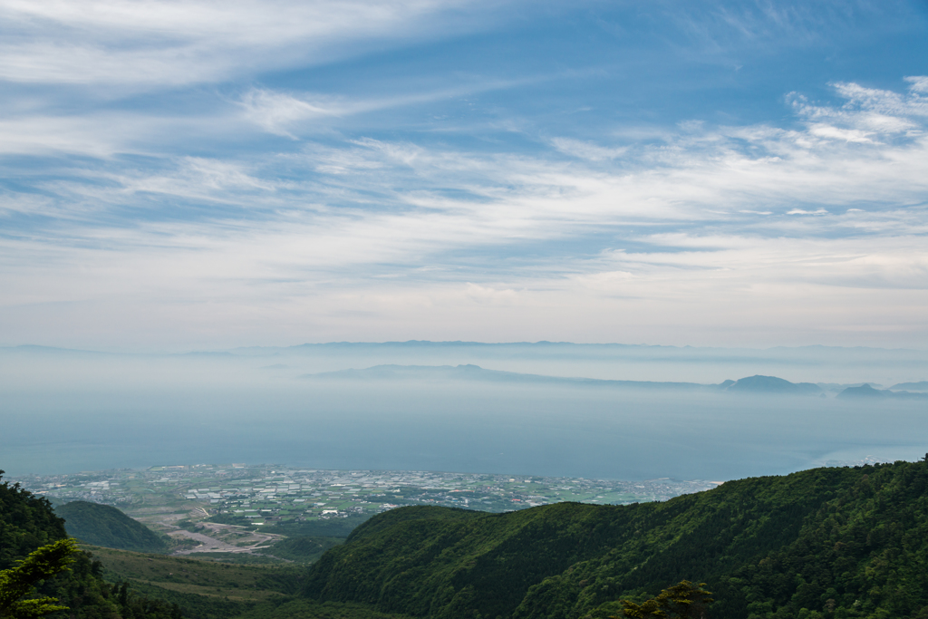 仁田峠から島原、天草方面