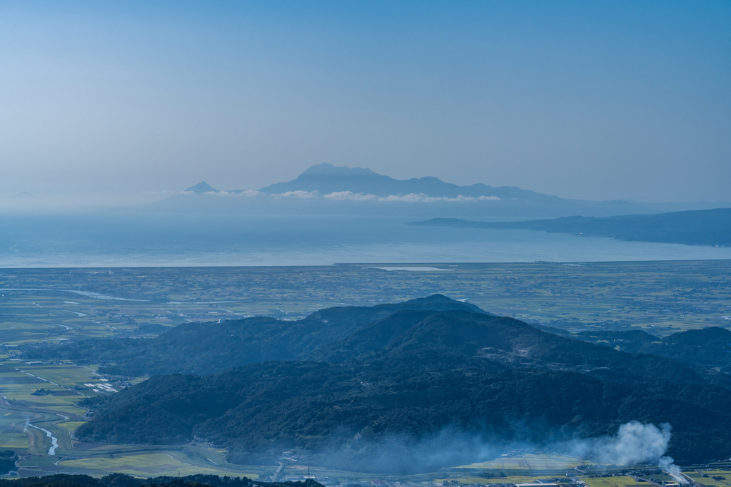 天山から雲仙