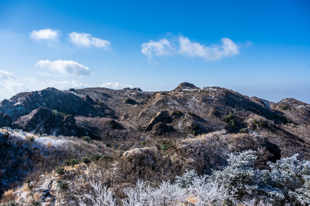 立岩の峰から普賢岳