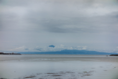 嘉瀬川河口から雲仙