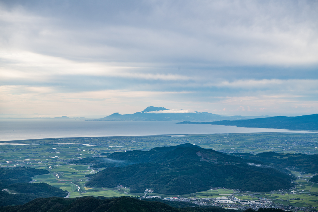 朝の雲仙