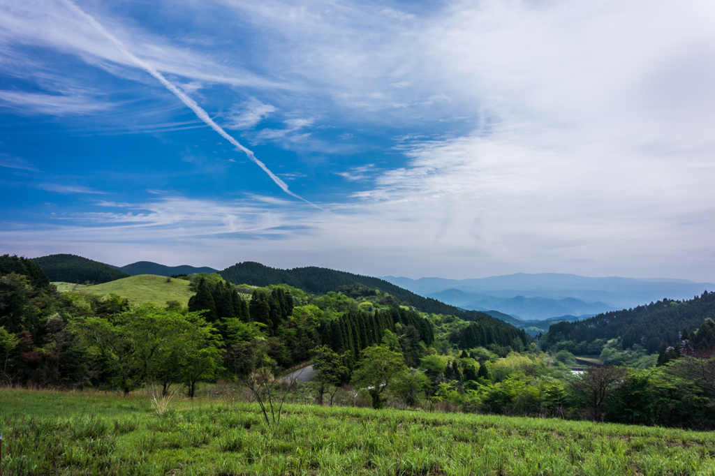 天山スキー場から背振方面