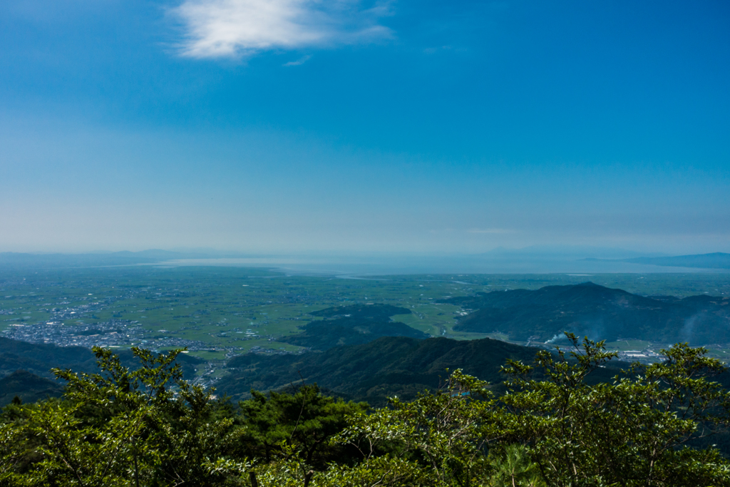 天山から佐賀平野