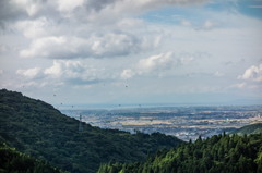 江里山から見たバルーン