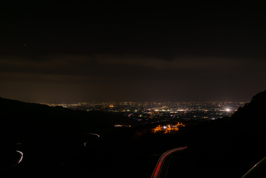 東背振からの夜景-1