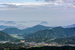 八幡岳から唐津市