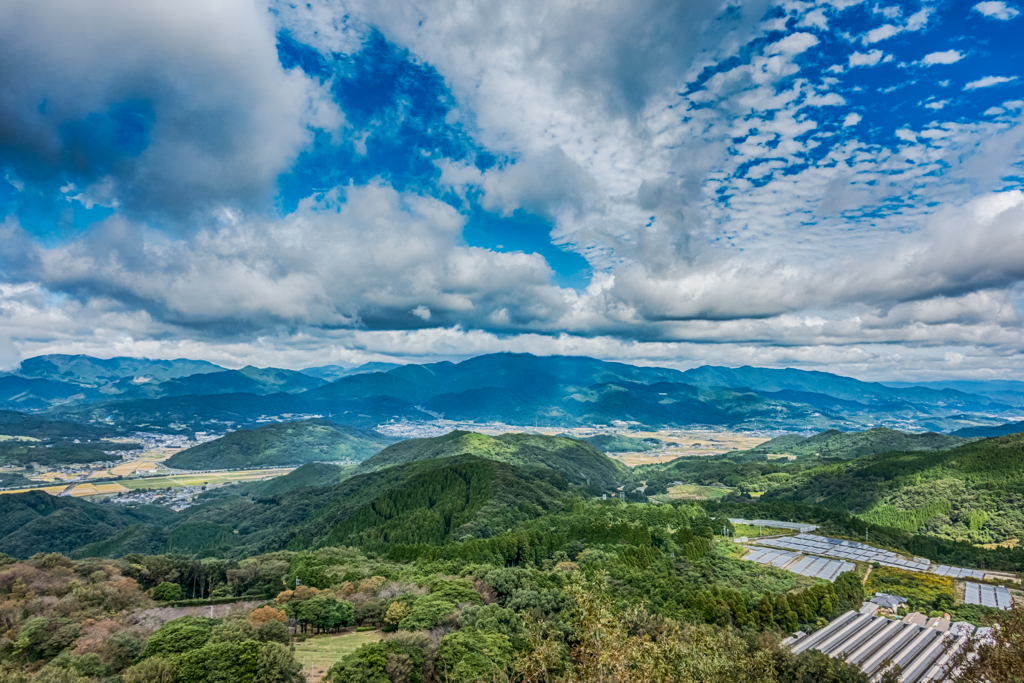 鬼の鼻山から北東の眺望