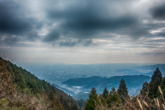 曇天の佐賀平野