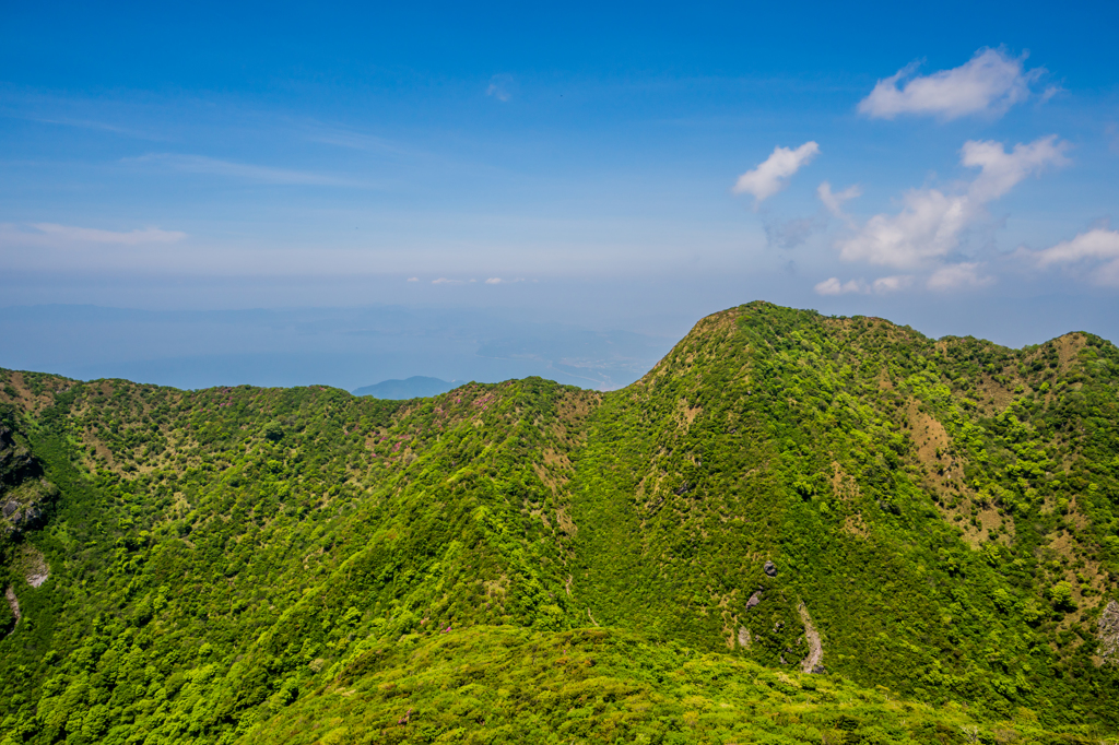 普賢岳から国見岳