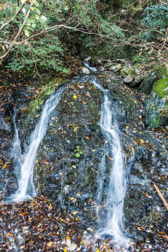 林道の滝