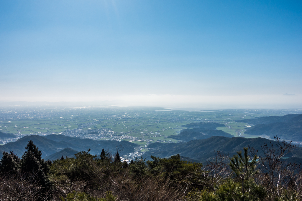 天山から佐賀平野
