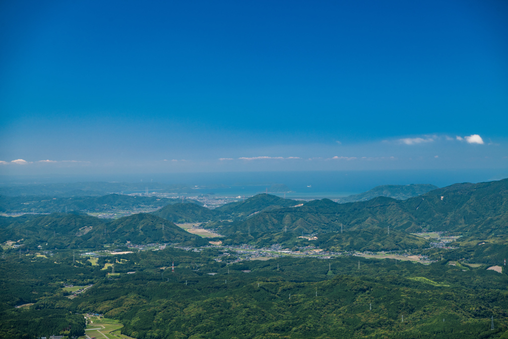 八幡岳から唐津方面