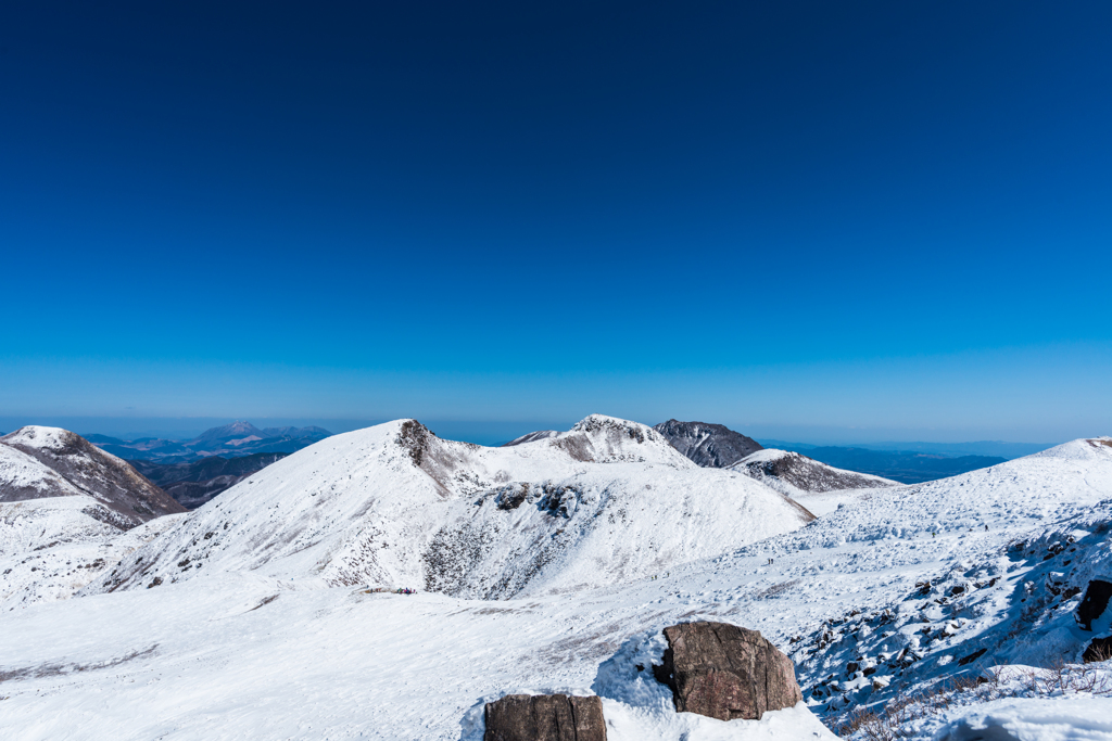 久住山から中岳、大船山