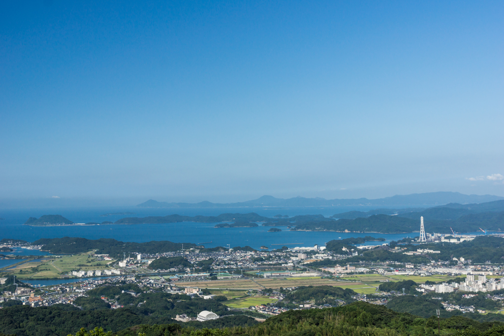 弓張岳から平戸