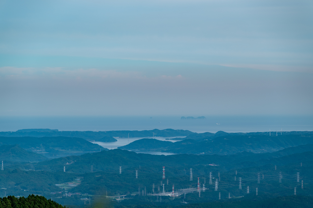 八幡岳から鷹島