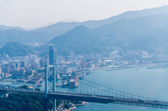 火の山展望台から門司港