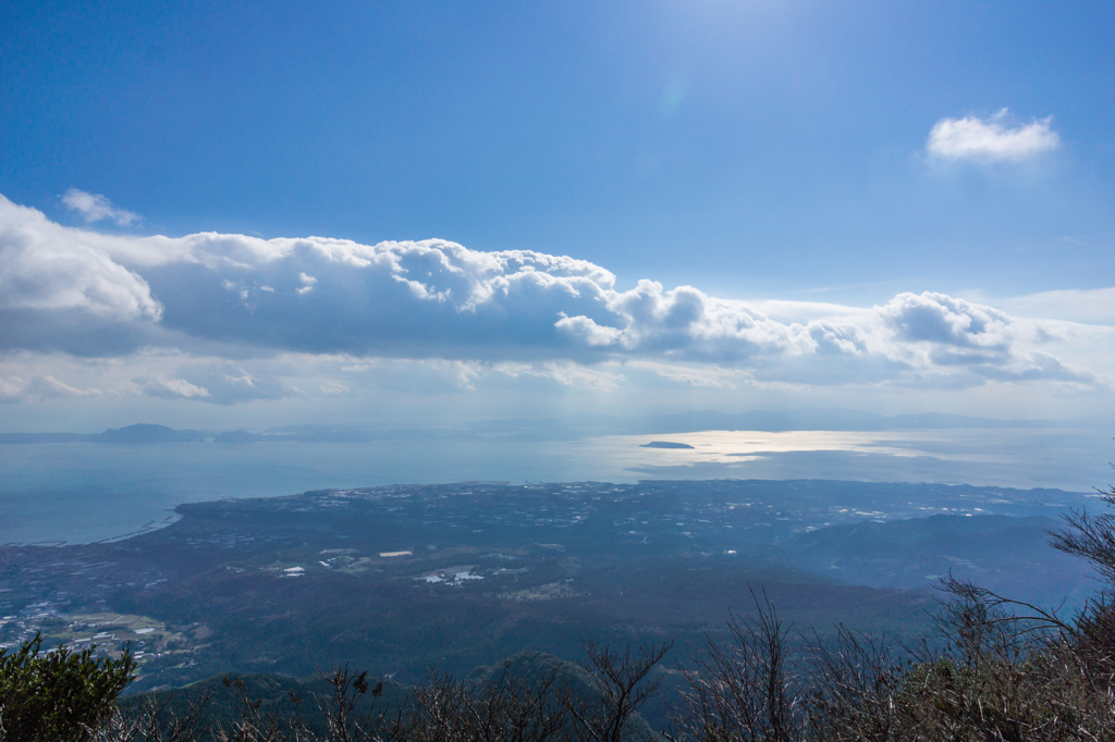妙見第２展望所から天草方面