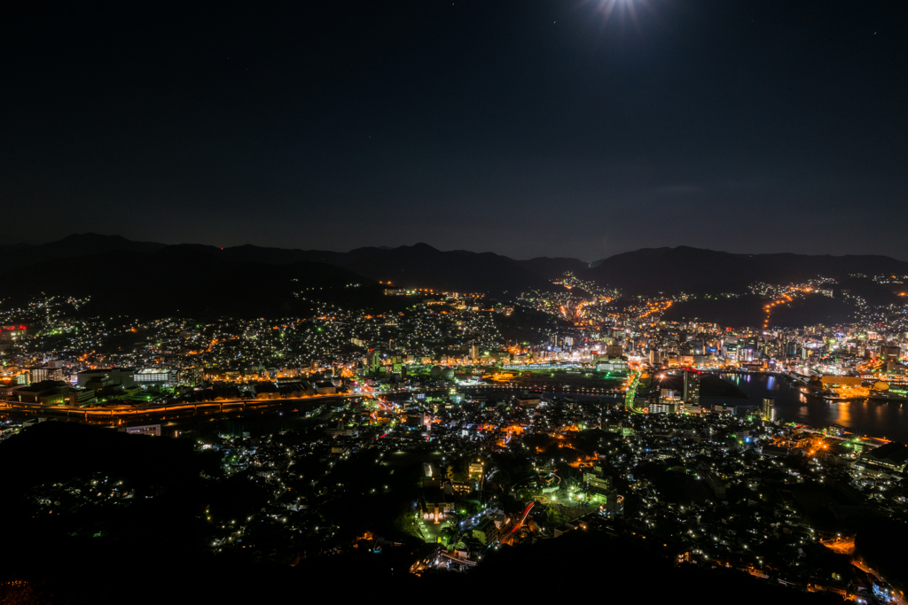 稲佐山からの夜景-25mm-1