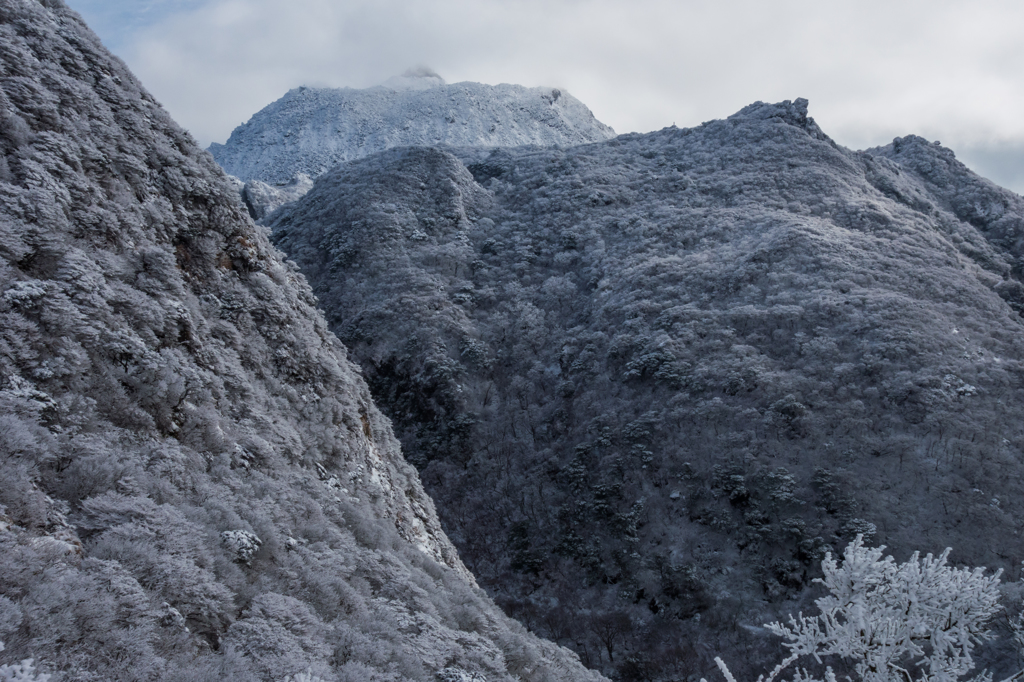 国見岳の登りから平成新山